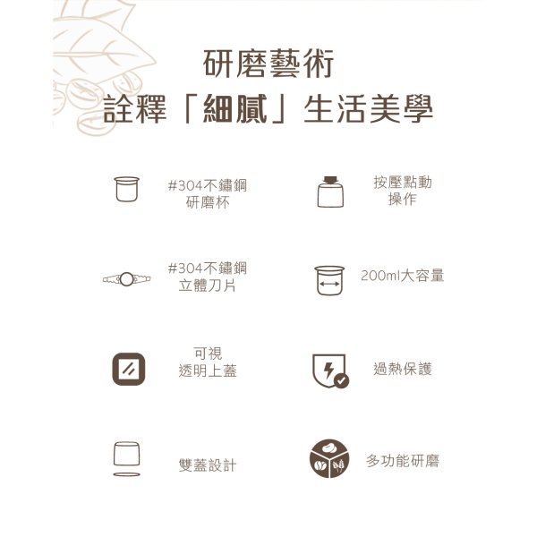 THOMSON 多功能咖啡磨豆機 TM-SAN03：圖片 2