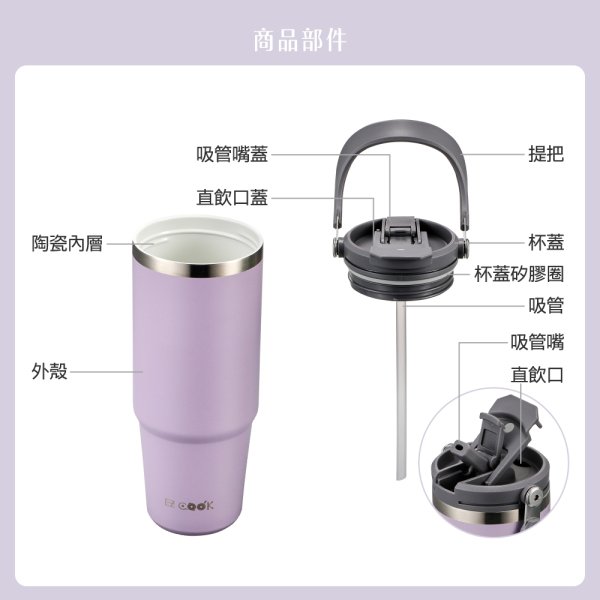 EZ COOK第二代陶瓷冰霸杯900ml EZC-DC902：圖片 9