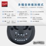 E-books 多功能可攜式立體派對炫光藍牙喇叭 D63：圖片 3