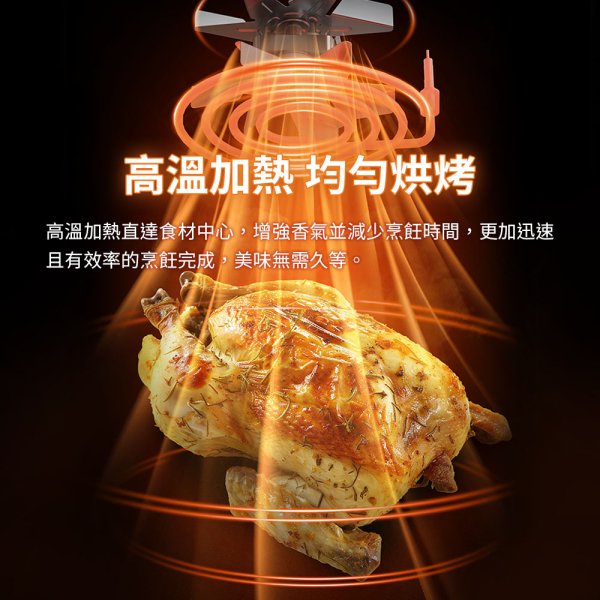 【PROTON 普騰】多功能全彩智能觸控8.8L氣炸鍋 MAF09：圖片 4