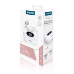 RASTO純白晶石電量顯示真無線藍牙5.3耳機 RS46：圖片 7